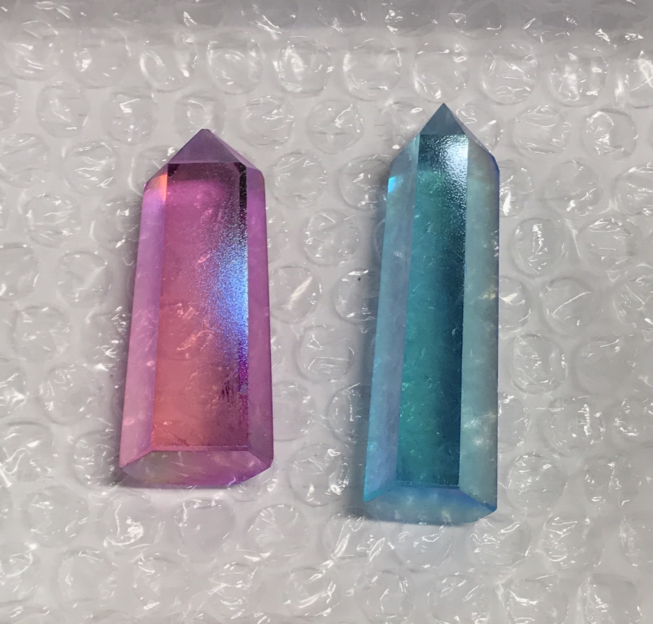 Crystals for the staff tops